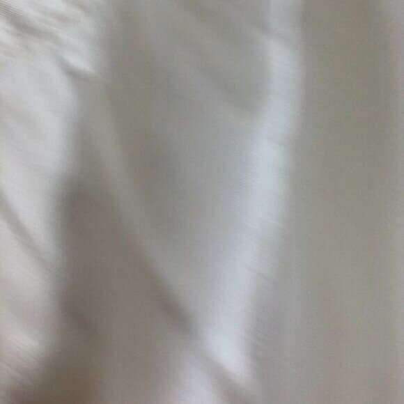 Vintage Ivory White Satin Midi Skirt Size Medium - Picture 7 of 7